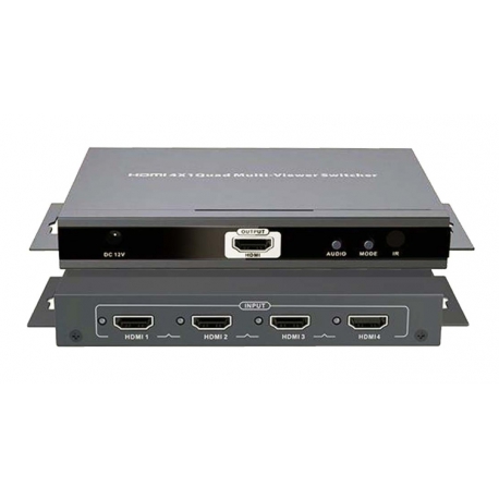 مولتی ویو ۱*۴ پورت HDMI برند لنکنگ Lenkeng LKV401MS (نمایش چند تایی)
