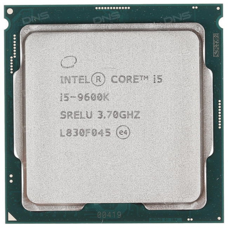 Intel Core i5-9600K CoffeeLake 9th Gen Tray -طلق و فن / بدون باکس