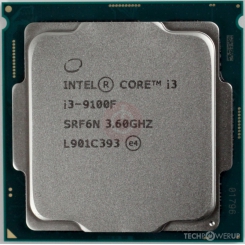Intel Core i3-9100F LGA1151 CPU - طلق و فن / بدون باکس