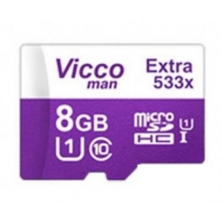 کارت حافظه microSDHC ویکو من مدل Extra 533X کلاس 10 استاندارد UHS-I U1 سرعت 80MBps ظرفیت 8 گیگابایت