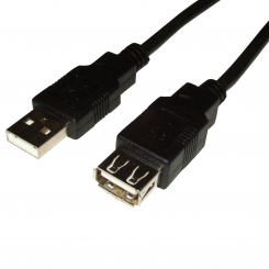 کابل افزایش طول USB کی نت 1.5 متر