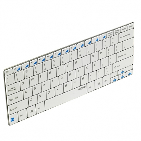 Keyboard Rapoo E6100 Wireless Bluetooth Ultra-Slim White
