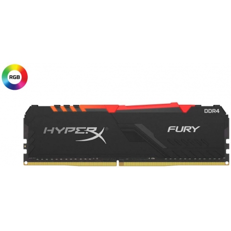 رم هایپر ایکس کینگستون 8 گیگابایت RGB HyperX Fury 8GB 3200MHz DDR4