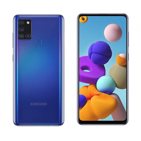 گوشی موبایل سامسونگ Galaxy A21s دو سیم کارت 64 گیگابایت آبی