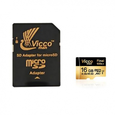 کارت حافظه/رم میکرو Final 600X ویکو 16 گیگابایت با خشاب Vicco X533 MicroSD 16GB