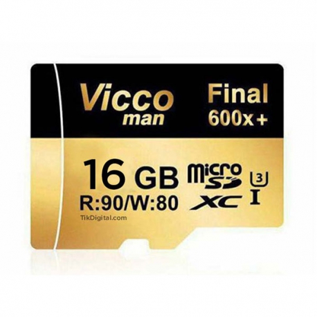 کارت حافظه/رم میکرو Final 600X ویکو 16 گیگابایت Vicco X533 MicroSD 16GB