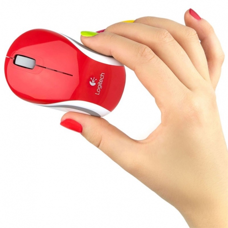 Logitech Wireless M187 Mouse - Red 