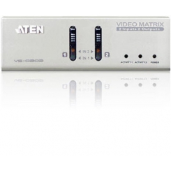 ماتریکس سوئیچ 2در2 VGA/Audio آتن ATEN VS0202