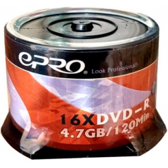 دی وی دی خام اپرو باکس دار 50 عددی (Epro)