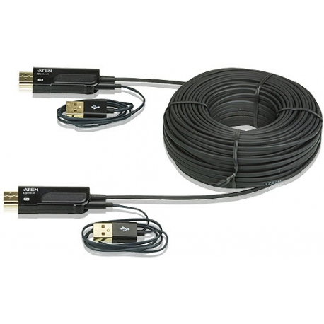 کابل فایبر اپتیکال HDMI 4K آتن مدل ATEN VE872 15M