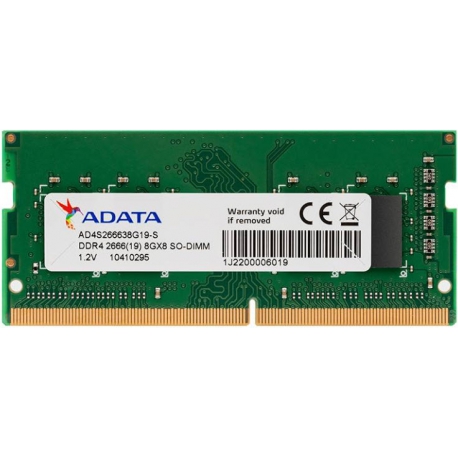 رم لپ تاپ ای دیتا ADATA DDR4 2666MHz 8GB SODIMM