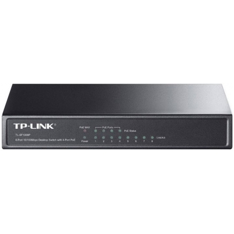 سوئیچ شبکه 8 پورت POE تی پی لینک مدل TP-Link TL-SF1008P