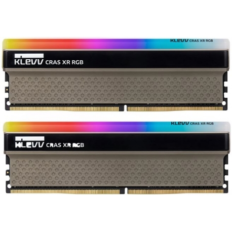 رم دسکتاپ کلو دو کاناله 4266 مگاهرتز مدل Cras XR RGB ظرفیت 16 گیگابایت KLEV-DDR4