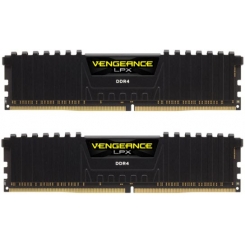 رم کامپیوتر DDR4 دو کاناله 3200 مگاهرتز کورسیر مدل Vengeance LPX ظرفیت 32 گیگابایت