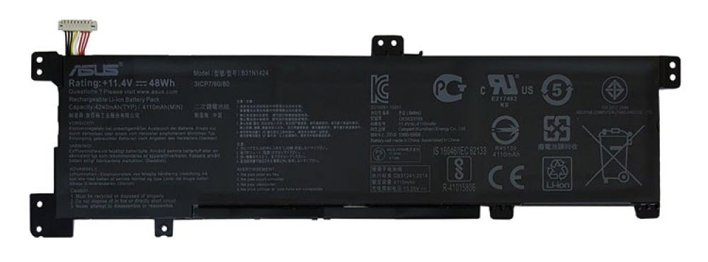 باتری لپ تاپ ایسوس K401 داخلی-اورجینال