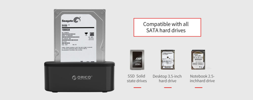 داک و تبدیل SATA به USB اوریکو ORICO 6218US3