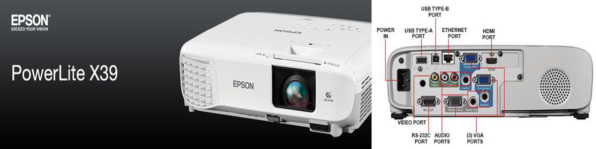 ویدئو پروژکتور اپسون Epson EB-X39