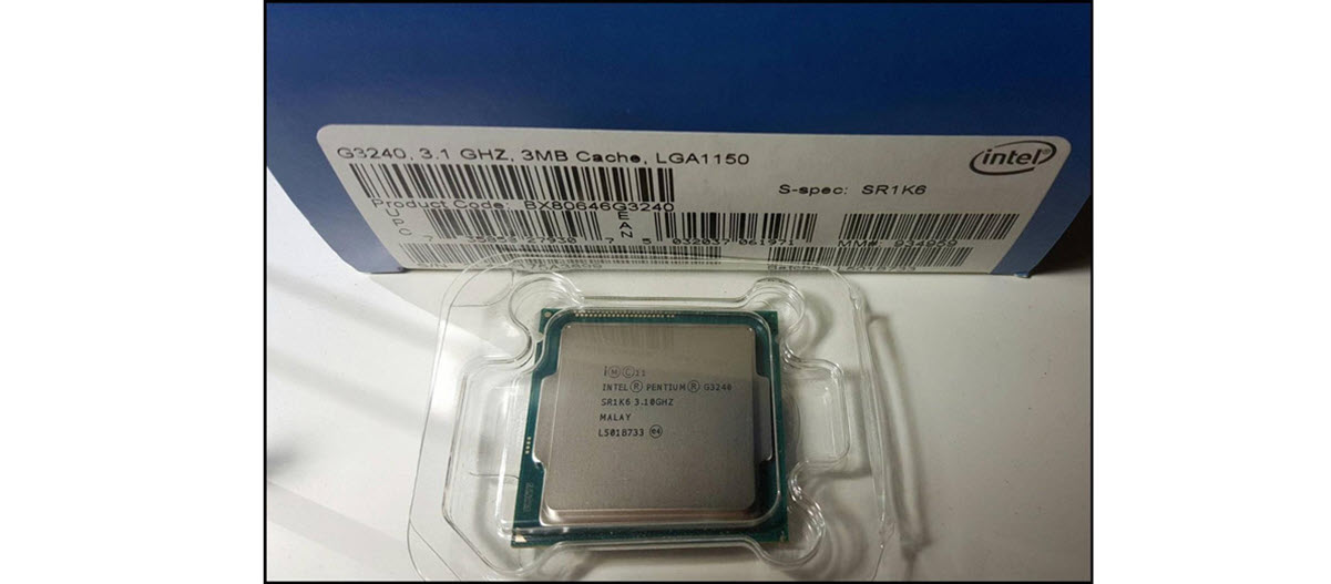 سی پی یو بدون باکس اینتل Intel Pentium G3240