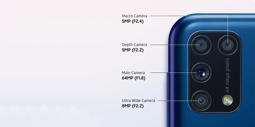 گوشی موبایل سامسونگ Galaxy M31 دو سیم کارت 128 گیگابایت آبی