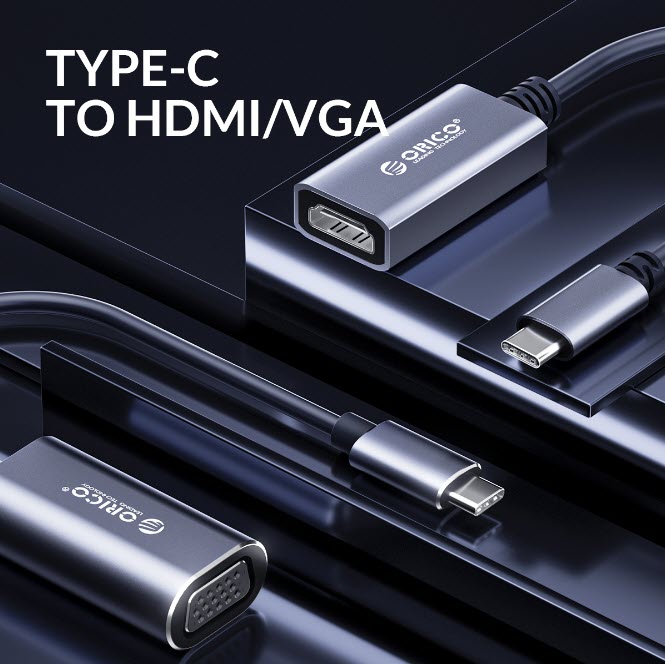 تبدیل Type-C به HDMI اوریکو ORICO CTH-GY-BP