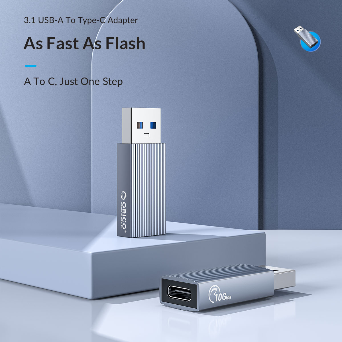 تبدیل USB3.1 به Type-C اوریکو ORICO AH-AC10