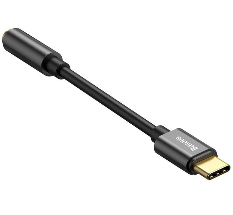 کابل تبدیل USB-C به AUX باسئوس CATL54-01-BK