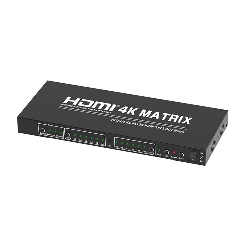 ماتریکس سوئیچ 6 در 2 HDMI تی سی تی TC-HMX-62