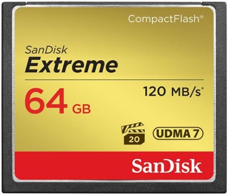 کارت حافظه CompactFlash سن دیسک 64 گیگابایت Sandisk Extreme