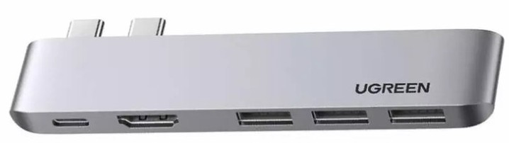 هاب 5 پورت Type C به USB 3.0 با یک پورت HDMI یوگرین Ugreen 60559 CM251