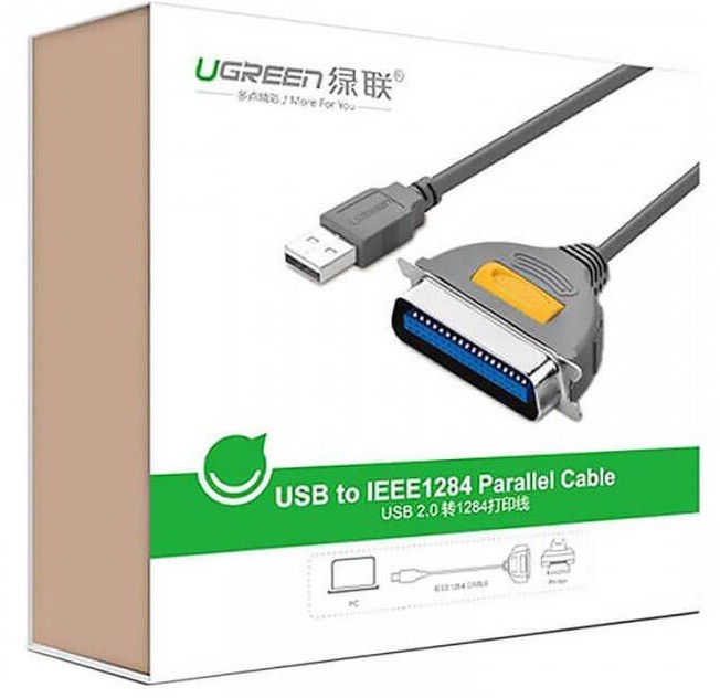 تبدیل USB به پارالل 36 پین (پرینتر) یوگرین Ugreen CR124