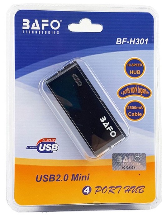 هاب 4 پورت USB 2.0 بافو Bafo BF-H301