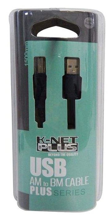 کابل USB 2.0 پرینتر (شیلد دار) کی نت پلاس KP-C4009