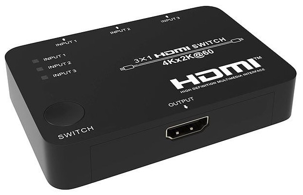 سوئیچ 3 پورت HDMI با قابلیت 3D و رزولوشن 4Kx2K با ریموت کنترل فرانت FN-S231