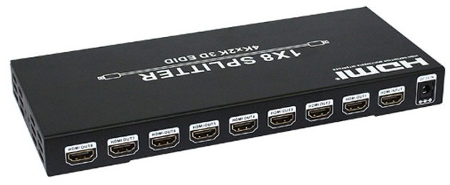 اسپلیتر 8 پورت HDMI با قابلیت 3D و رزولوشن 4Kx2K با قابلیت EDID فرانت FN-V108