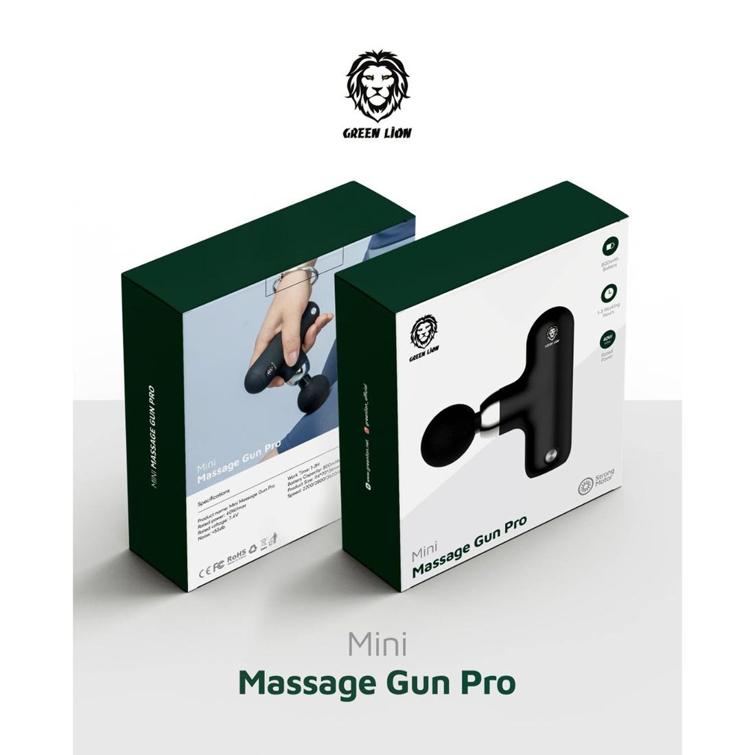 ماساژور تفنگی گرین لاین Green Lion Mini Massage Gun Pro