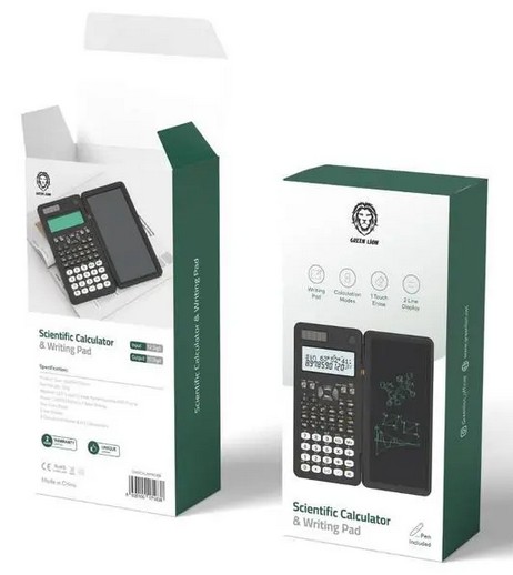 ماشین حساب مهندسی گرین لاین Green Lion Scientific Calculator And Writing Pad