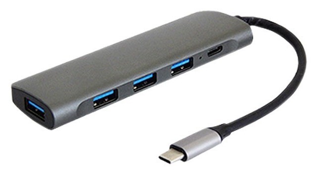 هاب 4 پورت Type C به 3.0 USB با قابلیت PD کی نت K-MFCMS305