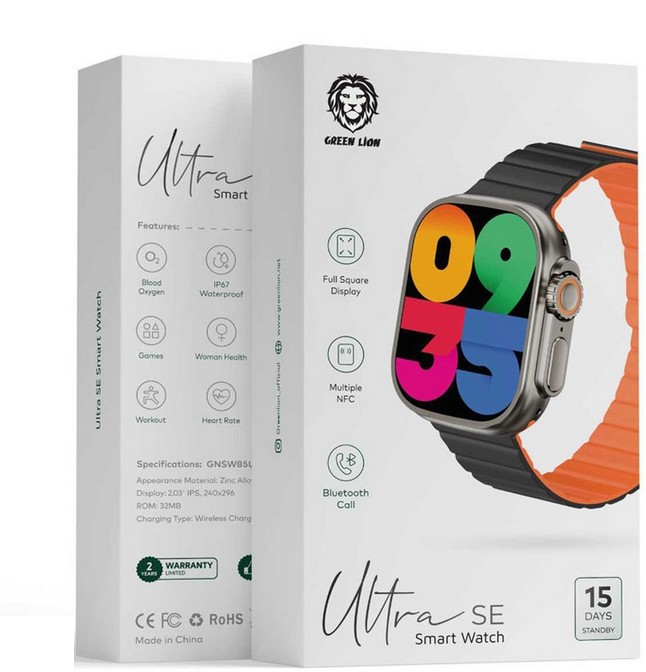 ساعت هوشمند گرین لاین Green Lion Ultra SE نسخه گلوبال