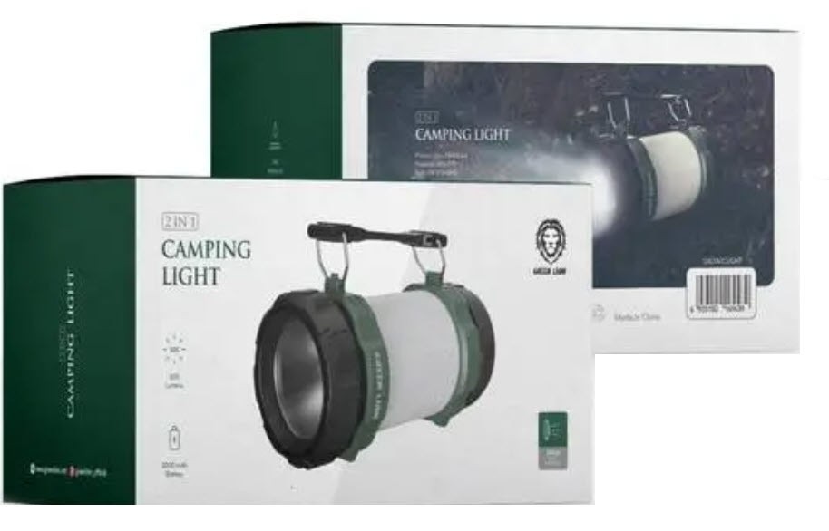 چراغ کمپینگ دو کاره گرین لاین Green Lion 2 in 1 Camping Light