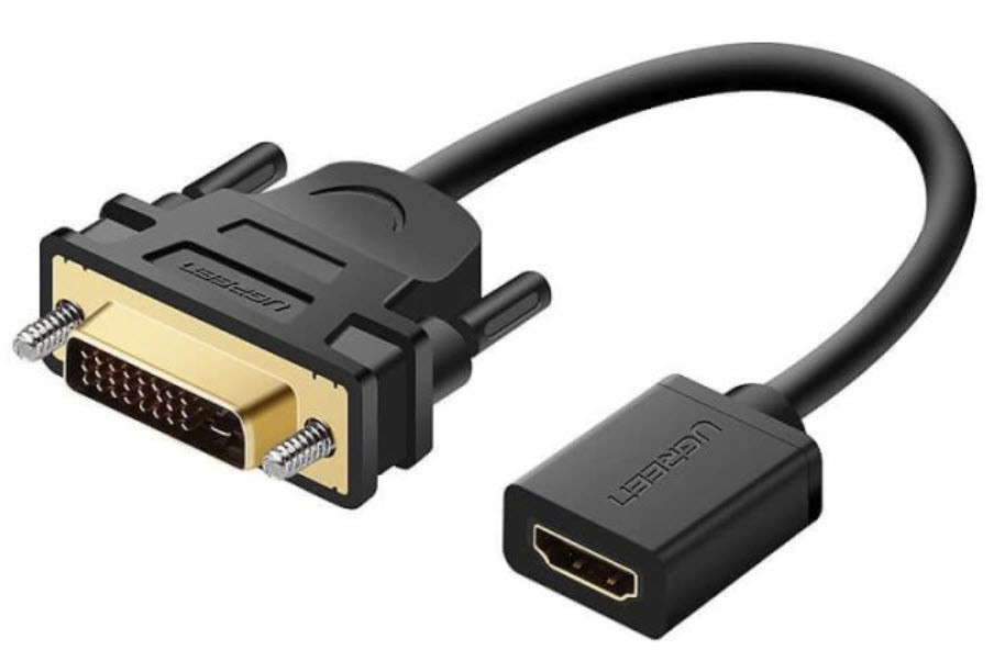 تبدیل 1+24 DVI-D به HDMI (دو طرفه) یوگرین Ugreen 20118