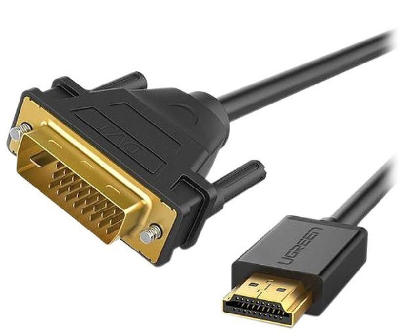 کابل HDMI به 1+24 DVI-D (دو طرفه) یوگرین 10135 Ugreen HD106