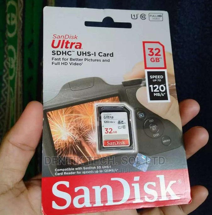 کارت حافظه SDXC سن دیسک Ultra کلاس 10 استاندارد UHS-I U1 سرعت 120MBps ظرفیت 32 گیگابایت