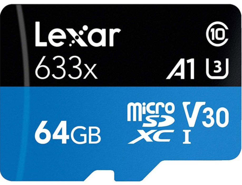 کارت حافظه microSDXC لکسار 633X کلاس 10 استاندارد UHS-I U3 ظرفیت 64 گیگابایت