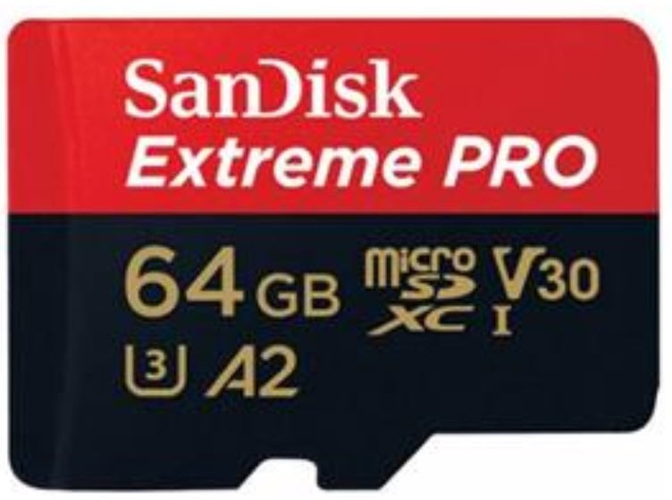 کارت حافظه microSDXC سن دیسک مدل Extreme PRO کلاس A2 استاندارد UHS-I U3 سرعت 200MBps ظرفیت 64 گیگابایت