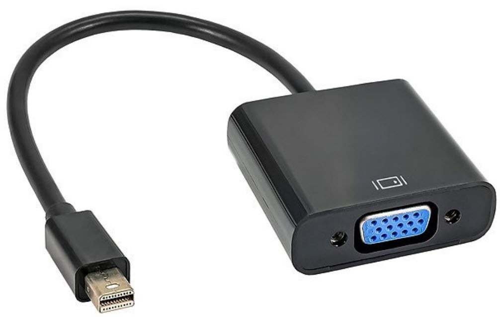 تبدیل Mini DisplayPort به VGA تی سی تی TC-MDP2V