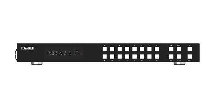 ماتریکس سوئیچ 16 در 16 HDMI با قابلیت 3D و رزولوشن 4K با ریموت کنترل فرانت FN-V1616