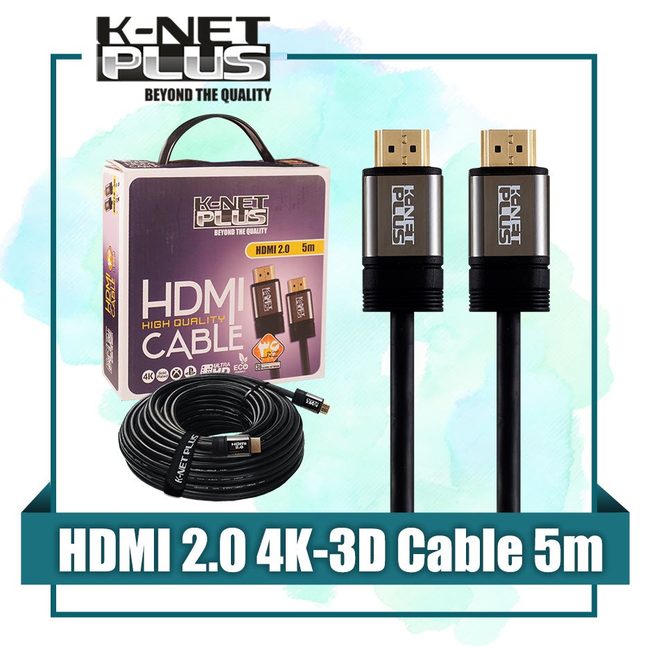 کابل 2.0 HDMI کی نت پلاس 5 متری Knet Plus KP-CH20050