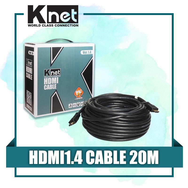 کابل 1.4 HDMI کی نت 20 متری Knet K-CH140200