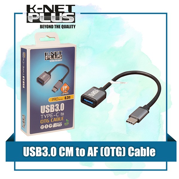 تبدیل Type C به 3.0 USB کی نت پلاس Knet plus K-COTG30CM