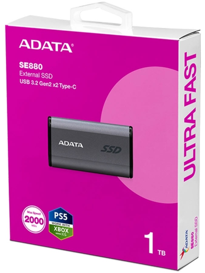 حافظه SSD اکسترنال ای دیتا 1 ترابایت ADATA SE880